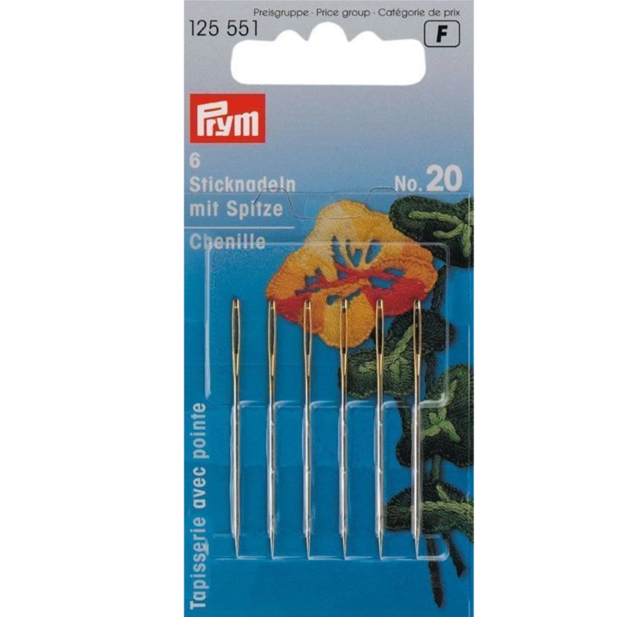 Ompeluneula Terävä Chenille No.20 Prym
