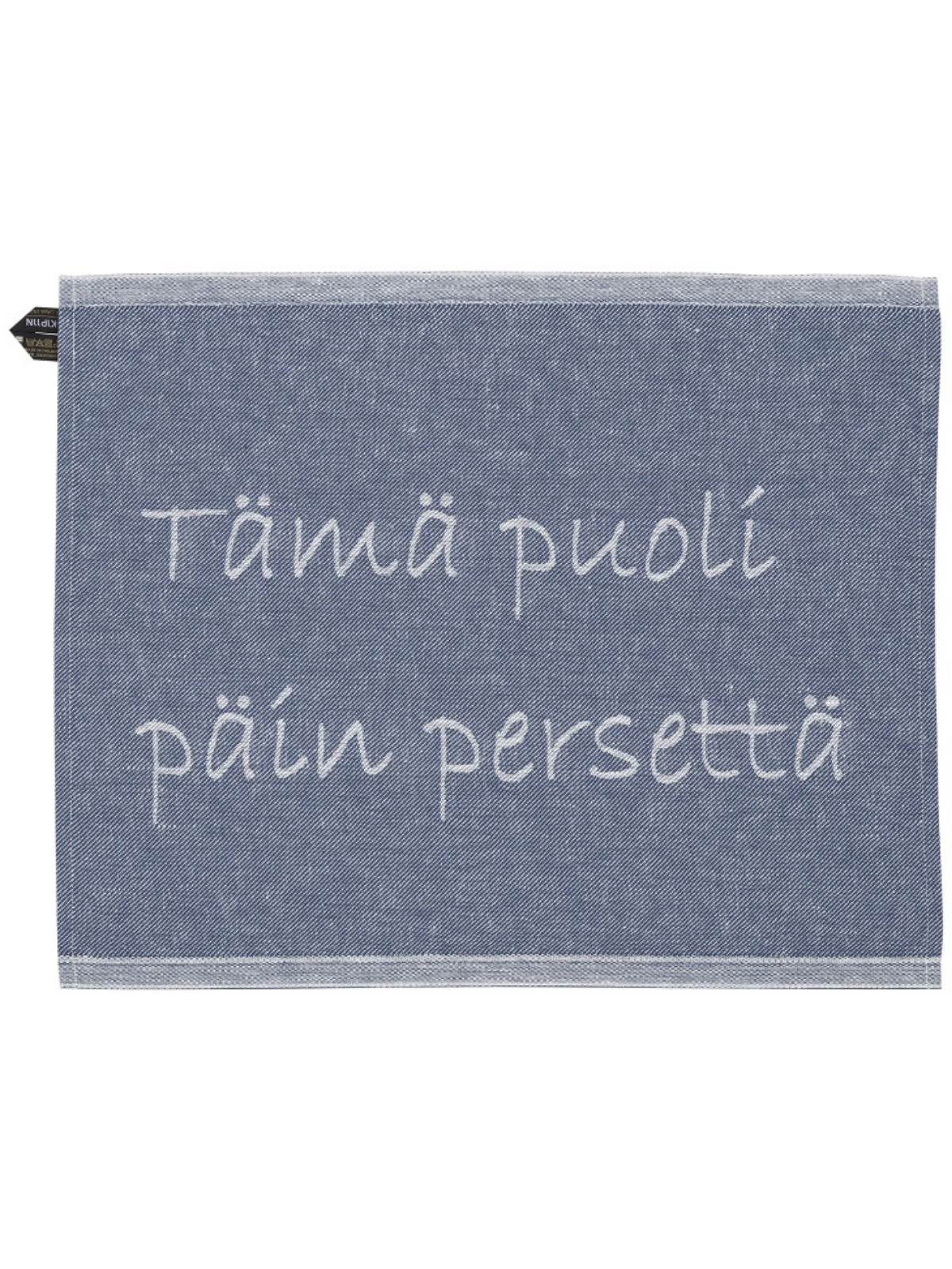 Pefletti Tämä puoli päin persettä tummansininen, Jokipiin Pellava