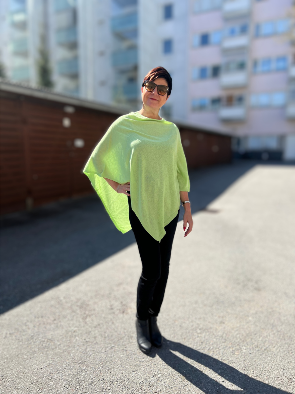 Poncho Juolas vaaleanvihreä, Lasessor